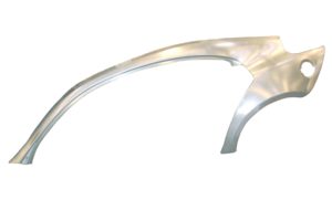 Silver BODY SIDE OUTER part for car