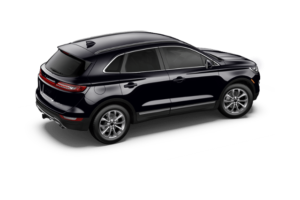 FORD MKC overhead of back of black SUV