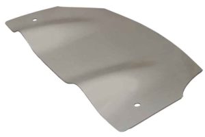 silver decklid outer part for a car