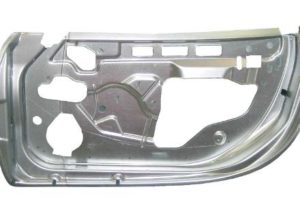 Silver door inner part for a car